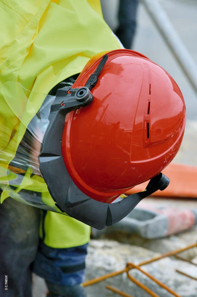 MSA 10121266 V-Gard Frame - Fits Cap-Style Hard Hats, Black HDPE