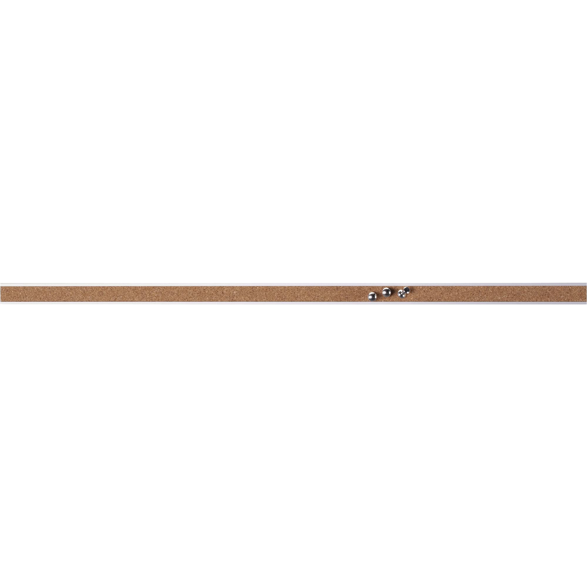 Lorell Cork Bulletin Bar, 24" Self-Sealing Cork Strip, Aluminum Frame (LLR49533)