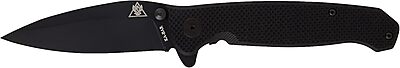 KA-BAR, TDI Flipper Folder Black, Overall Length: 7.25
