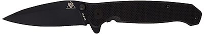 KA-BAR, TDI Flipper Folder Black, Overall Length: 7.25