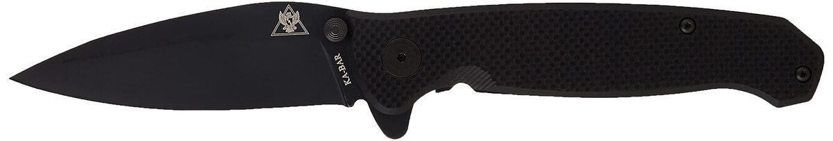 KA-BAR, TDI Flipper Folder Black, Overall Length: 7.25