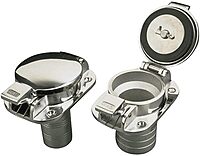 Sea-Dog Stainless Steel Flip Top Deck Fill - Gas - 1-1/2" Hose