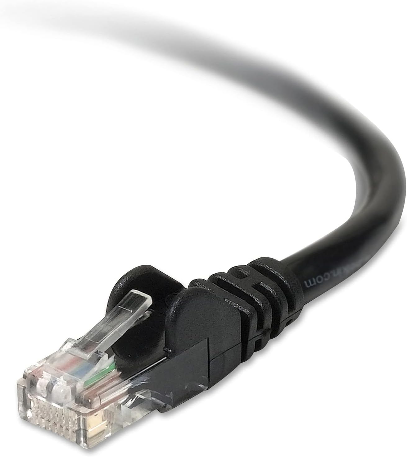 Belkin A3L980-15-BLK-S 15Ft CAT6BLACK Snagless Rj45 M/Patch Cable, 15 feet, Black