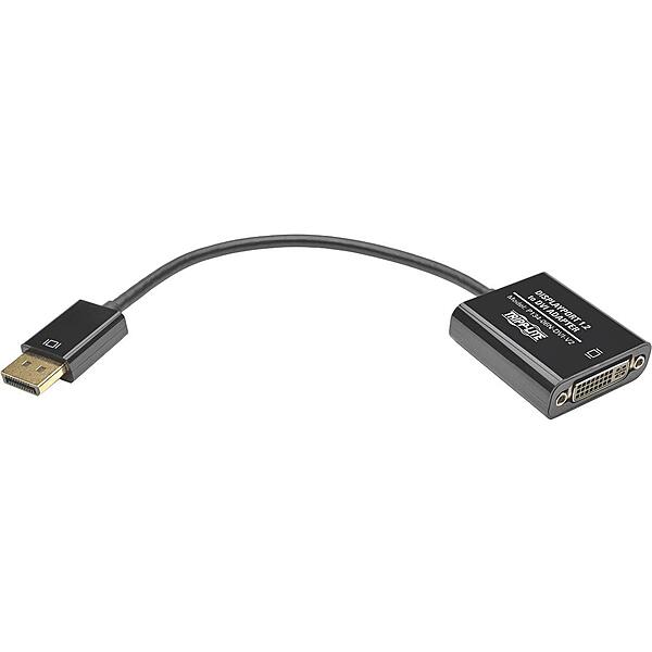 Tripp Lite DisplayPort to DVI Active Adapter Cable Video Converter Displayport 1.2 DP2DVI 6in (P134-06N-DVI-V2)