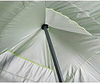 Pop Up Canopy Tent, Heavy Duty, 10' x 10' Area, Peak Height 14', Includes Wheeled Bag, Ergodyne Shax 6000, Lime
