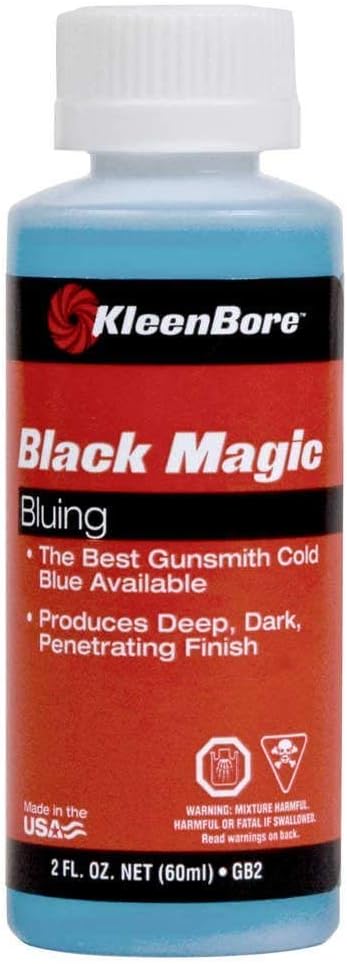 Kleen-Bore Black Magic Bluing Solution 2 oz Bottle