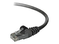 Belkin Cat. 6 Patch Cable - RJ-45 Male - RJ-45 Male - 6in - Black