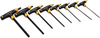 GEARWRENCH 8 Piece Metric Ball End T-Handle Hex Key Set - 83520 2mm 2.5mm 3mm 4mm 5mm 6mm 8mm 10mm