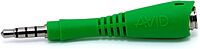 Avid Fishbone Flexible Breakaway TRRS Adapter - Green