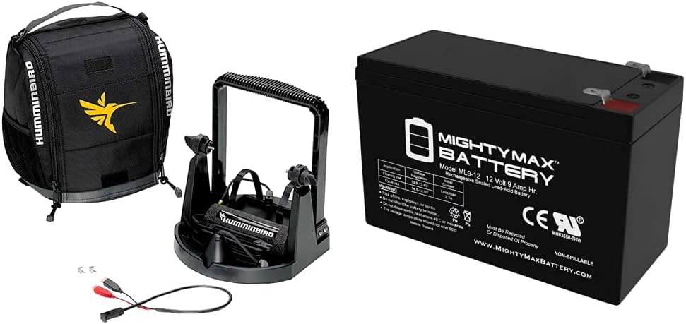 Humminbird ICE PTC Chirp H5 FB Portable Fish Finder Kit with CHIRP ICE Transducer Portable ICE Kit + Rechargeable Battery