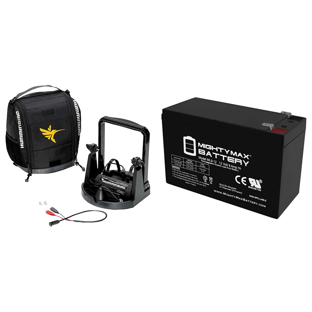 Humminbird ICE PTC Chirp H5 FB Portable Fish Finder Kit with CHIRP ICE Transducer Portable ICE Kit + Rechargeable Battery