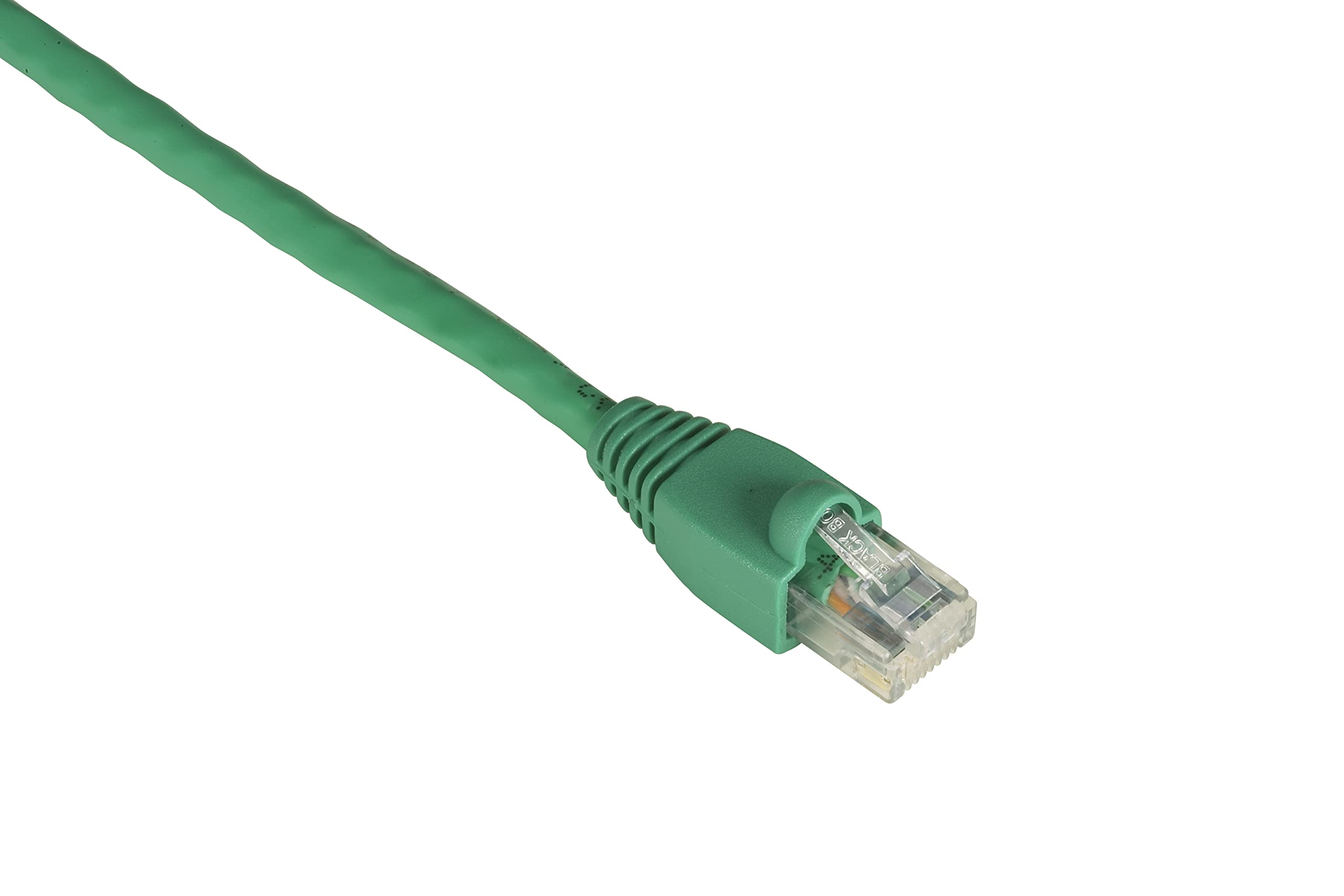 Black Box GigaTrue Cat6 550-MHz UTP Snagless Patch Cable – 3 ft – Green