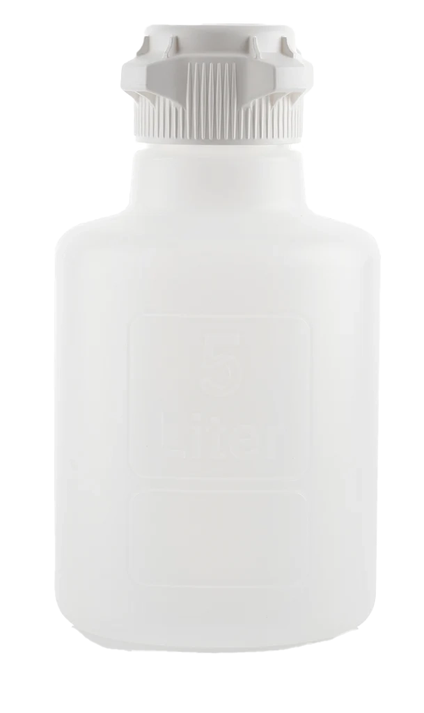 EZBio Titanium Round Carboy PP 5Liter No Spigot VersaCap 83B 1/CS