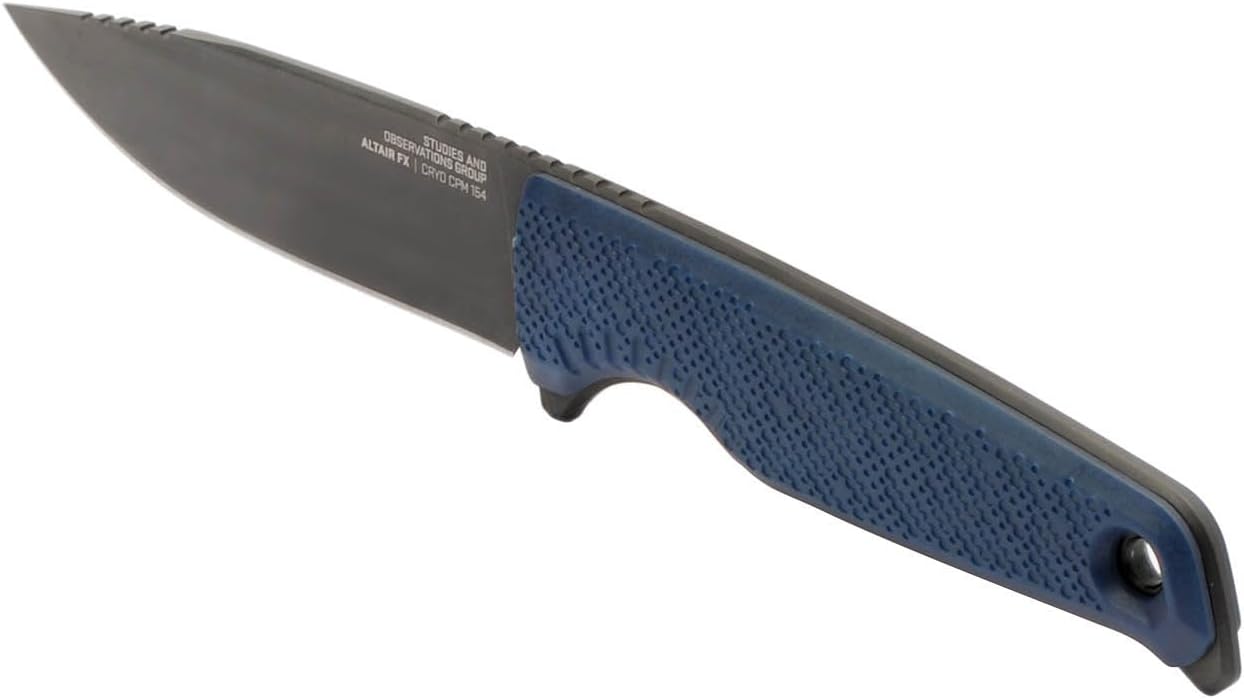 SOG Altair FX Lightweight Compact Multi-Functional Fixed Blade Knife | CRYO/CPM 154CM Steel | UMS Sheath | Removable GRN