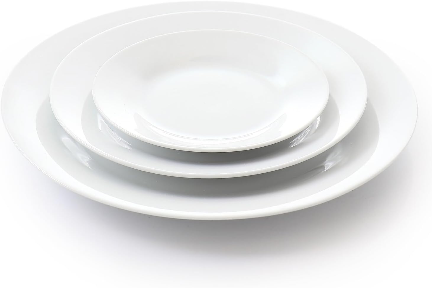 Elama 3-Tier Porcelain Serveware Set with Metal Rack