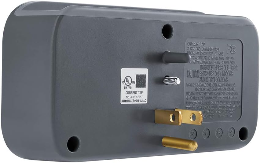 Belkin Wall Surge Protector - 3 Outlet w/ 2 USB Ports Mount with Premium Protection Against Surges Safe Charge for Mobile