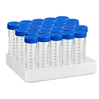 50ml Centrifuge Tube, Flat-top Cap, PP Tube, Sterile, DNase & RNase free, Conical Bottom, Rack Pack