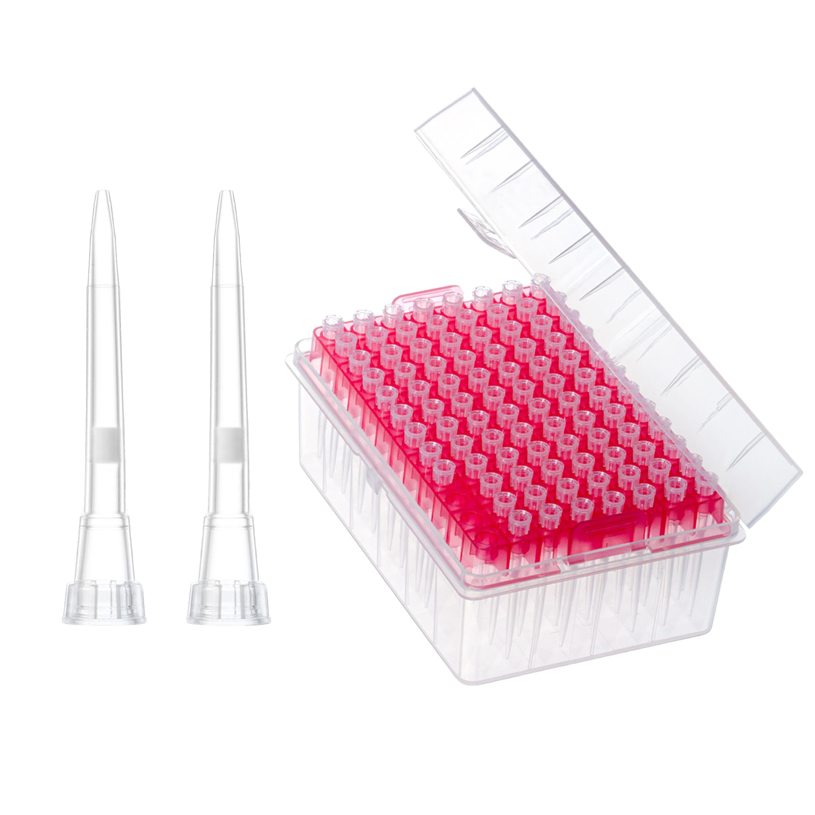 10μl Filter Tips,   Extra-long,  Low-retention,  Rack Pack,  Sterile,  Length:46mm,  96 Pieces/Rack,  10 Racks/Pack,  5 Packs/Case