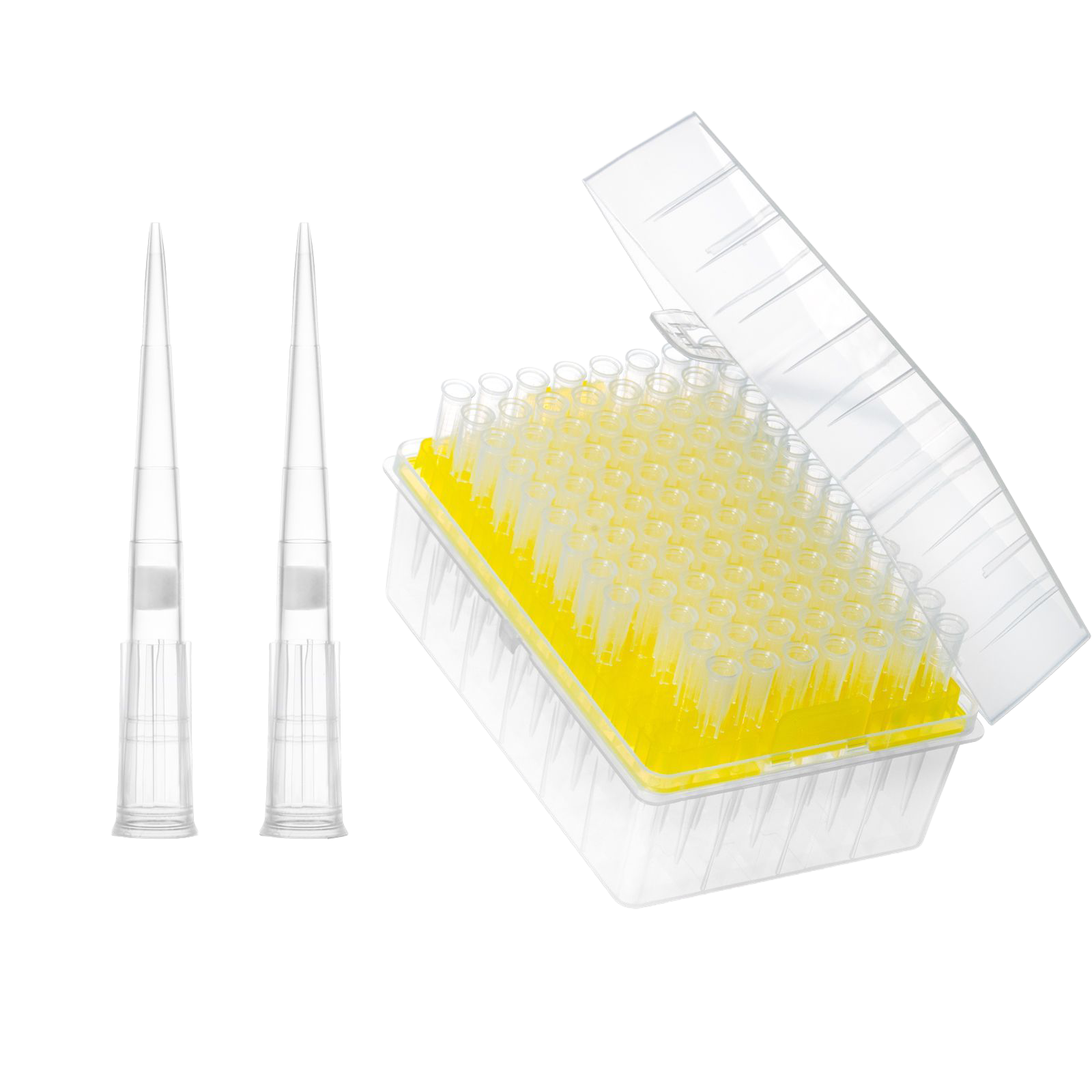 100μl  Filter Tips,   Low-retention,  Rack Pack,  Sterile,  Length:51mm,  96 Pieces/Rack,  10 Racks/Pack,  5 Packs/Case