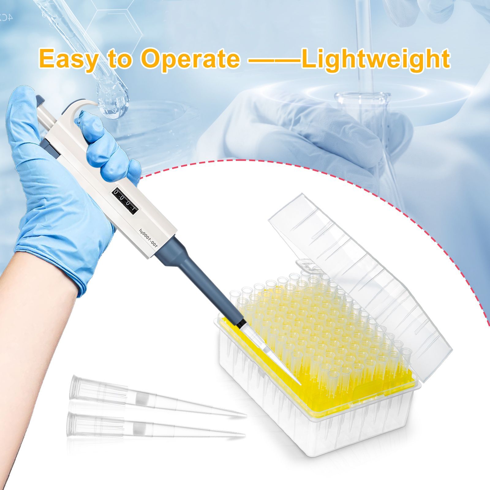 100μl  Filter Tips,   Low-retention,  Rack Pack,  Sterile,  Length:51mm,  96 Pieces/Rack,  10 Racks/Pack,  5 Packs/Case
