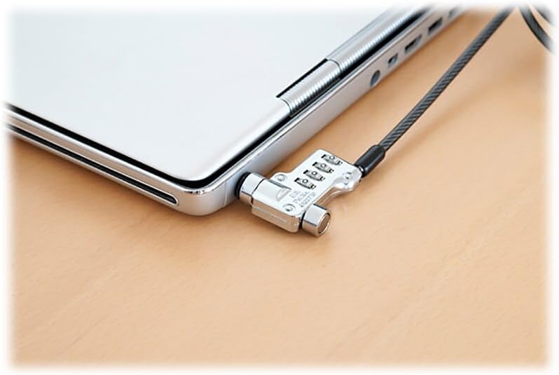 Codi 4-digit Combination Notebook Computer Titanium Cable Lock for Pc and Mac