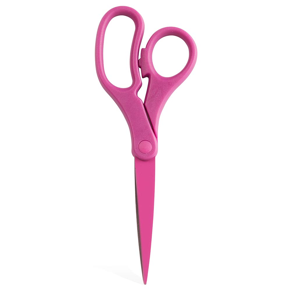 JAM PAPER Precision Scissors - 8 Inch Stainless Steel Blades