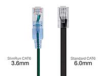 Monoprice SlimRun Cat6A Ethernet Patch Cable - 30AWG UTP Snagless RJ45 10G