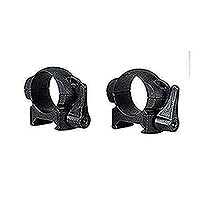 Weaver Grand Slam Lever Lok Top 1-Inch Medium Mount Rings Matte Black