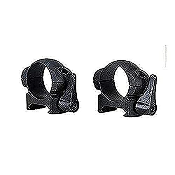 Weaver Grand Slam Lever Lok Top 1-Inch Medium Mount Rings Matte Black