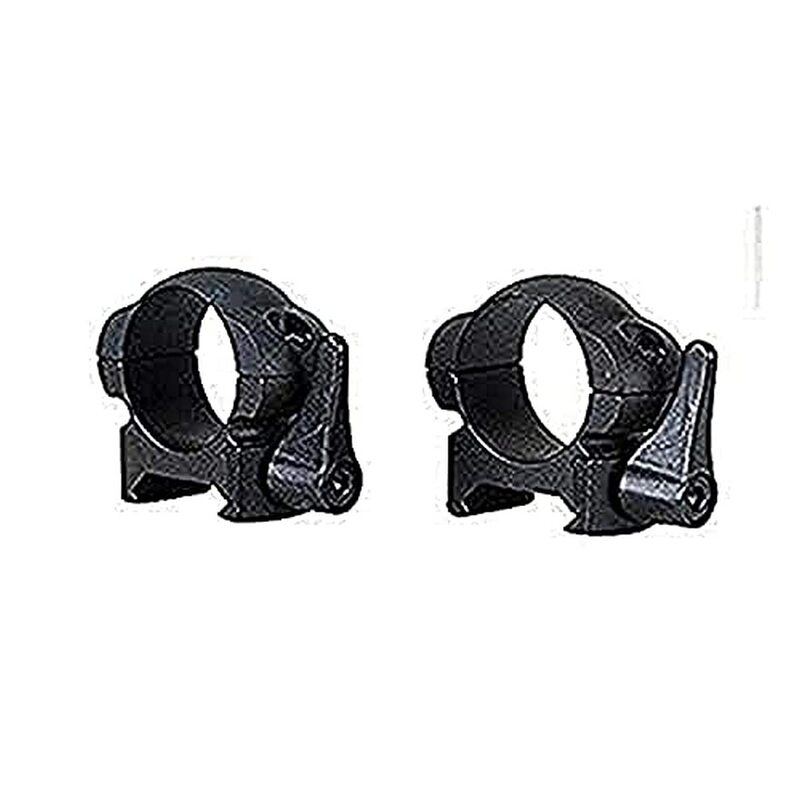 Weaver Grand Slam Lever Lok Top 1-Inch Medium Mount Rings Matte Black