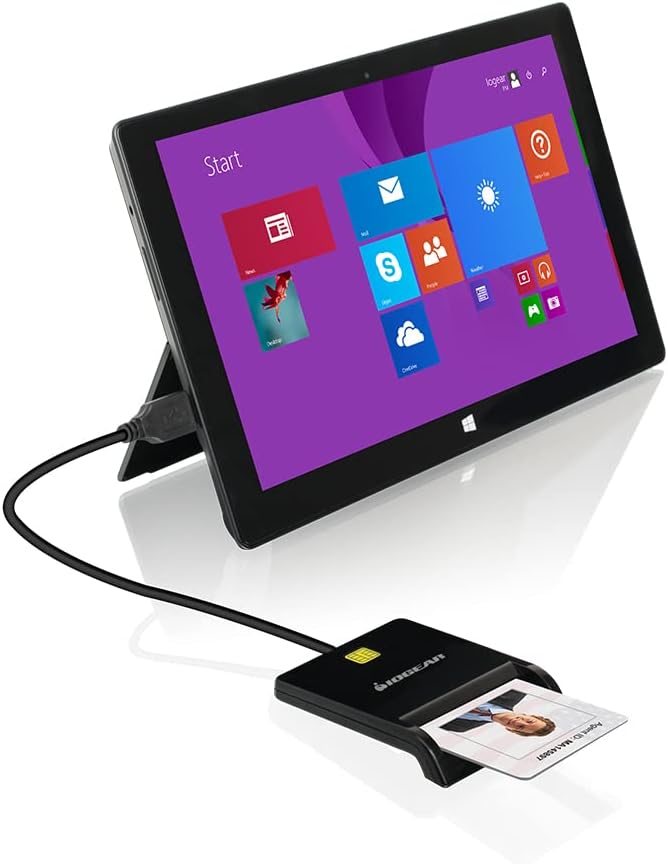 IOGEAR USB Common Access Card (CAC) Reader - EMV Level 1/4.1 Compliant - GSR212