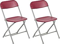 Flash Furniture Hercules Series Commercial-Grade Plastic Folding Chair - 650LB Weight Capacity