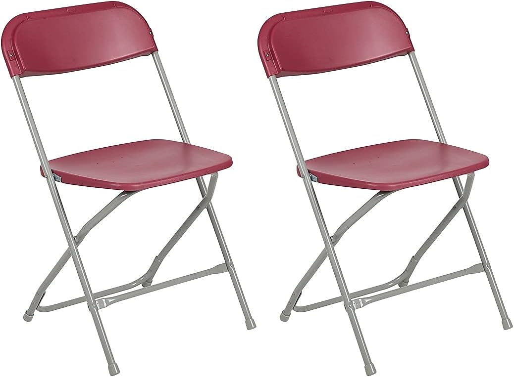 Flash Furniture Hercules Series Commercial-Grade Plastic Folding Chair - 650LB Weight Capacity