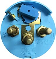 Faria 13721 Chesapeake Fuel Level Gauge - Black SS, 2"