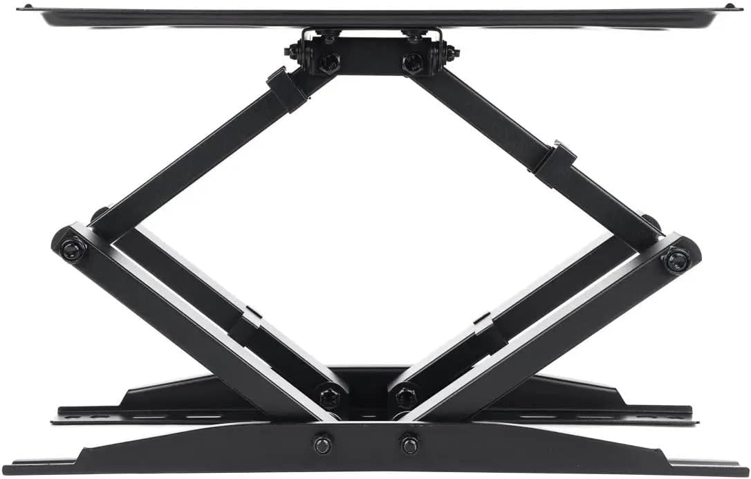 Monoprice Commercial Full Motion TV Wall Mount Bracket for 32" to 70" TVs up to 88lbs, Max VESA 400x400, Fits Curved Screens