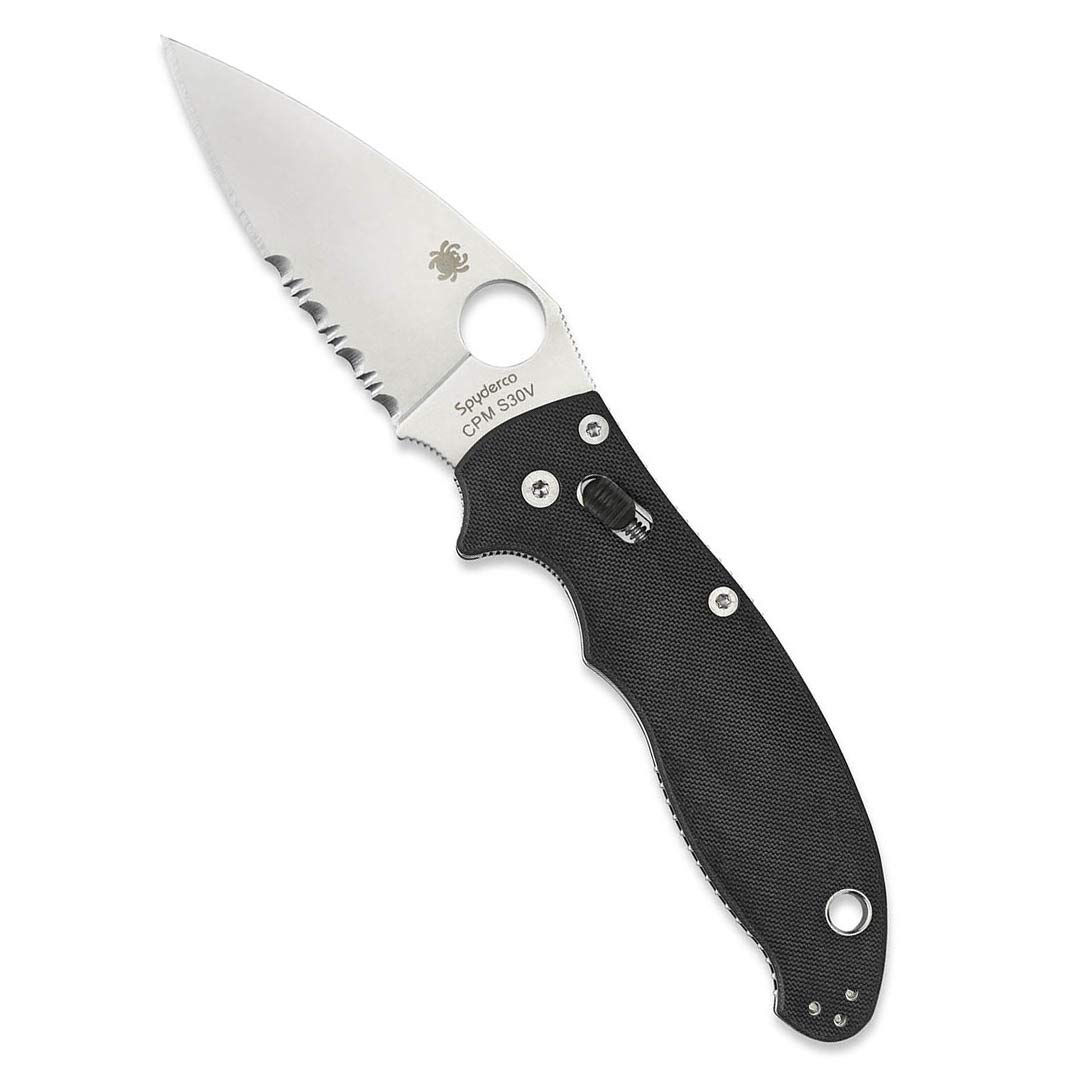 Spyderco Manix 2 Folding Knife with Ball Bearing Lock - PlainEdge