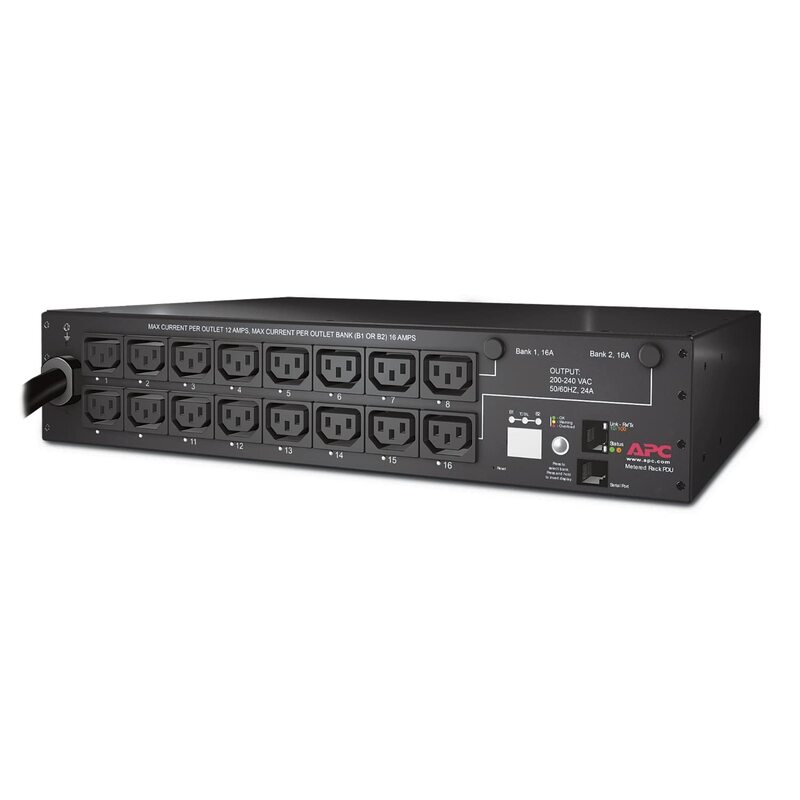 APC by Schneider Electric Rack PDU, Switched, 2U, 30A, 208V, (16)C13 - Switched - NEMA L6-30P - 16 x IEC 60320 C13