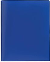 Office Depot® Brand 2-Pocket School-Grade Poly Folders With Prongs, 8-1/2" x 11", Assorted Colors, Pack Of 48