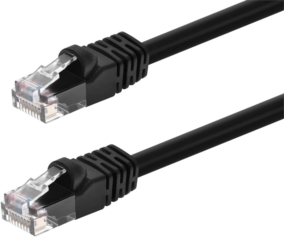 Monoprice Cat6 24AWG UTP Ethernet Patch Cable - Snagless RJ45, 550MHz, Pure Bare Copper