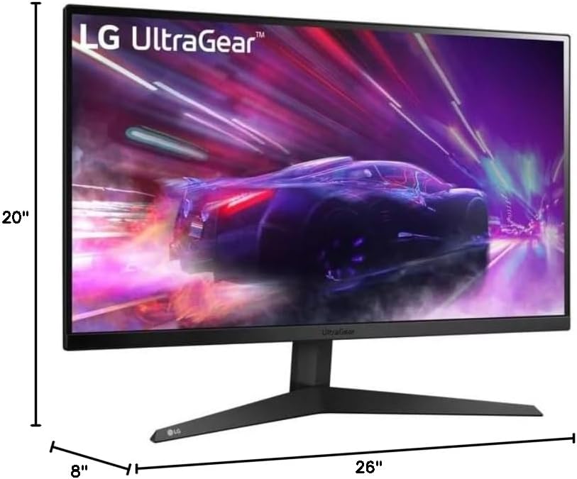 LG 27 inch Ultragear Gaming Monitor, FHD (1920 x 1080), 165Hz, 1ms, 3-Side Virtually Borderless, AMD FreeSync Premium