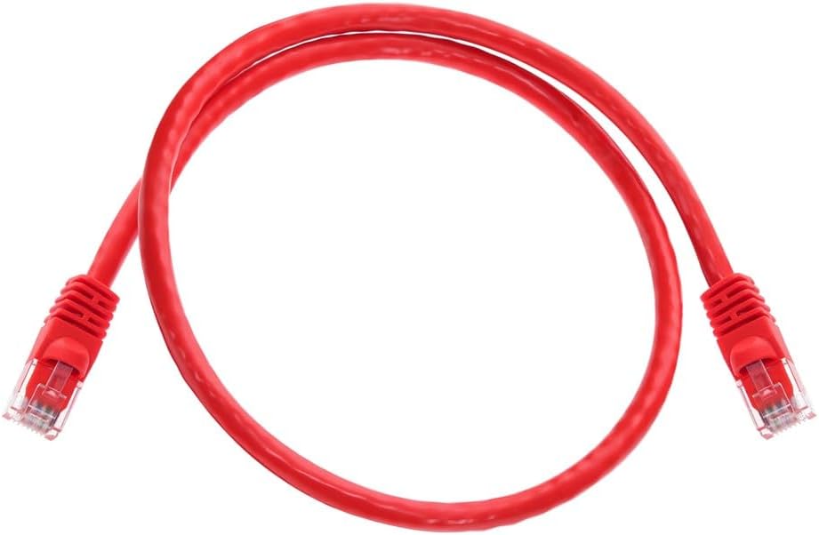 Monoprice Cat6 24AWG UTP Ethernet Patch Cable - Snagless RJ45, 550MHz, Pure Bare Copper