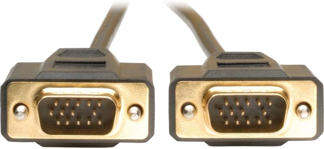 TRIPP LITE P512-015 15-Feet VGA Monitor Gold Cable Molded Shielded HD15 M/M