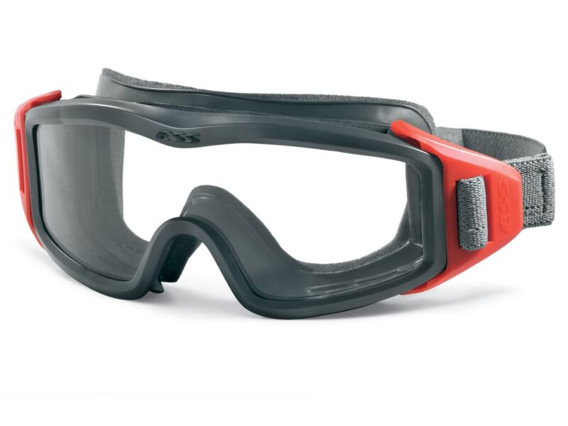 ESS FirePro-1977 Asian-Fit Clear Fire Goggle, Anti-Fog, Scratch-Resistant