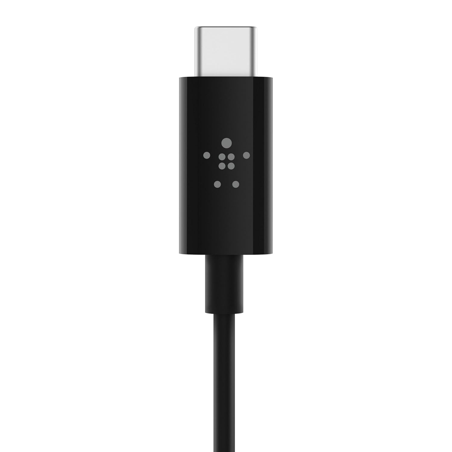Belkin 3.5mm Audio Cable with USB-C Connector, 3 Ft, Black