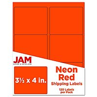 JAM PAPER Mailing Address Labels - Self-Adhesive Rectangular