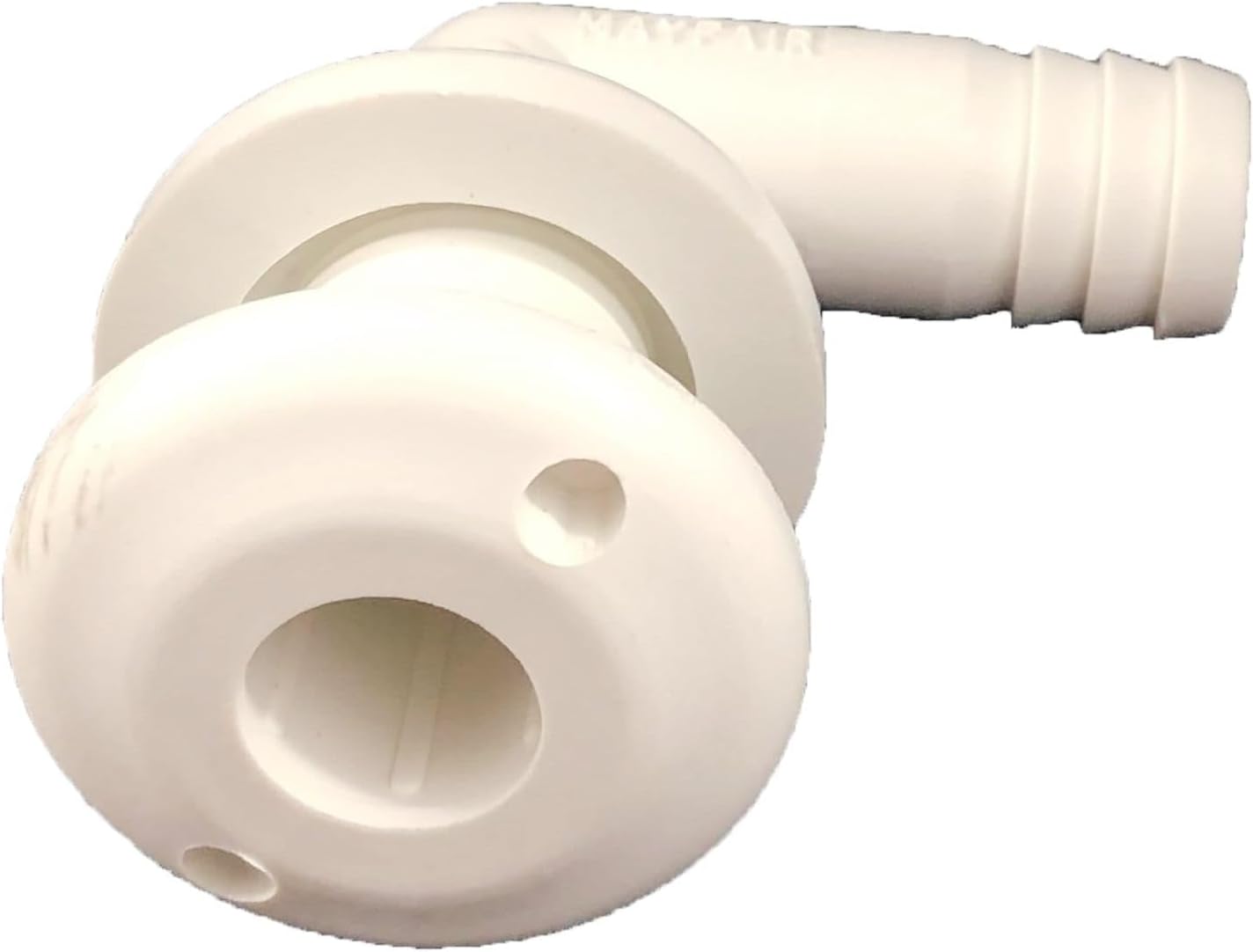 Johnson Pumps of America 7503 5 Marine 90 Degree 3/4" White Thru-Hull Connector