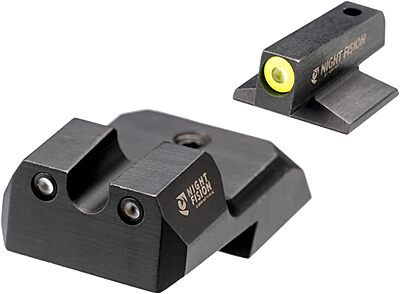 NIGHT FISION Standard Height Perfect Dot Tritium Night Sight Set for 1911