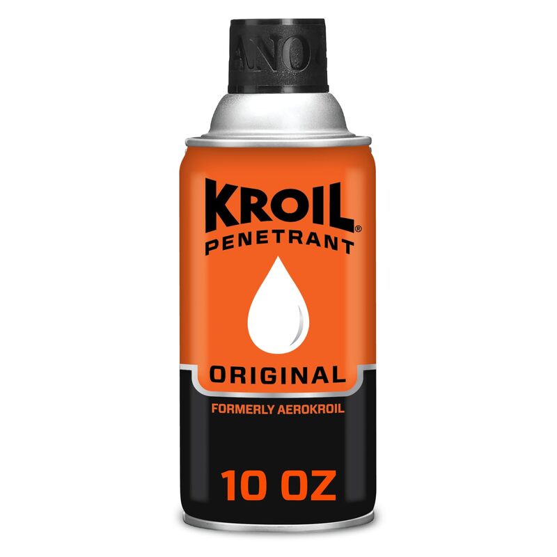 Kroil Original Penetrating Oil (Aerosol Spray-10oz Can-Single) | Penetrant for Rusted Bolts, Metal, Hinges, Chains