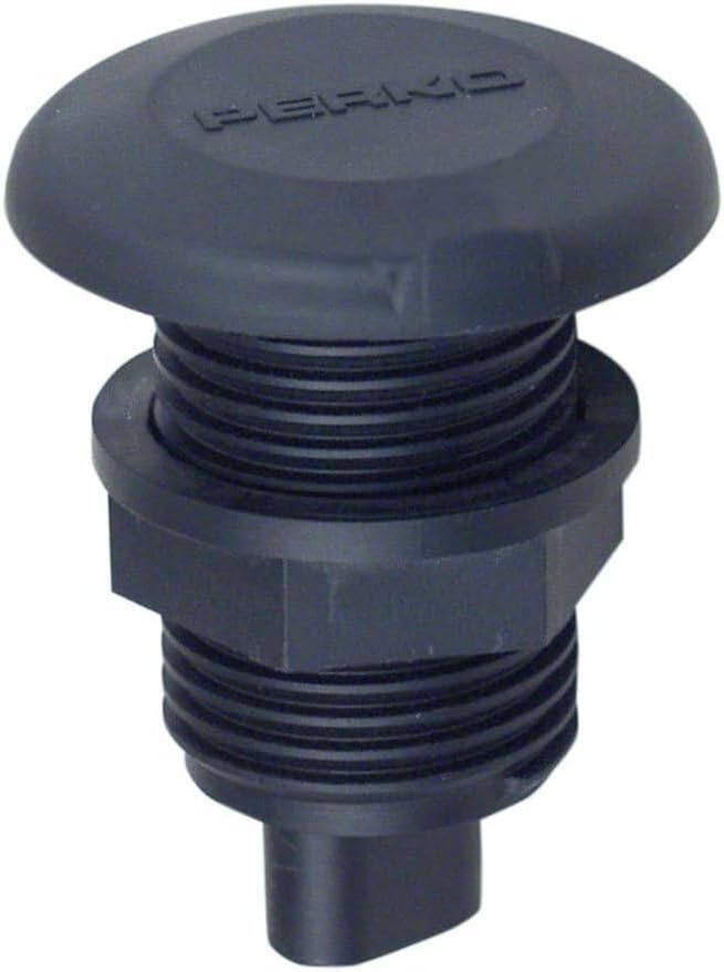 Perko Mini Mount Plug-In Type Base - 2 Pin - Black