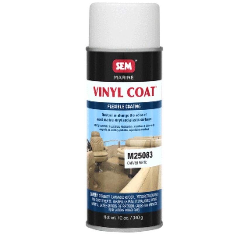 SEM M25083 Carver White Marine Vinyl Coat - 12 oz.
